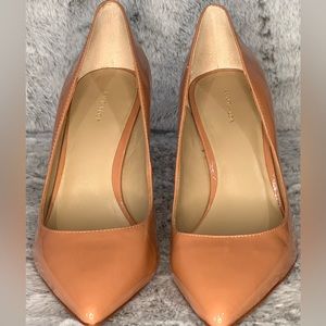 Patent Pointy Toe Straight Heel Pumps- Sz 9M